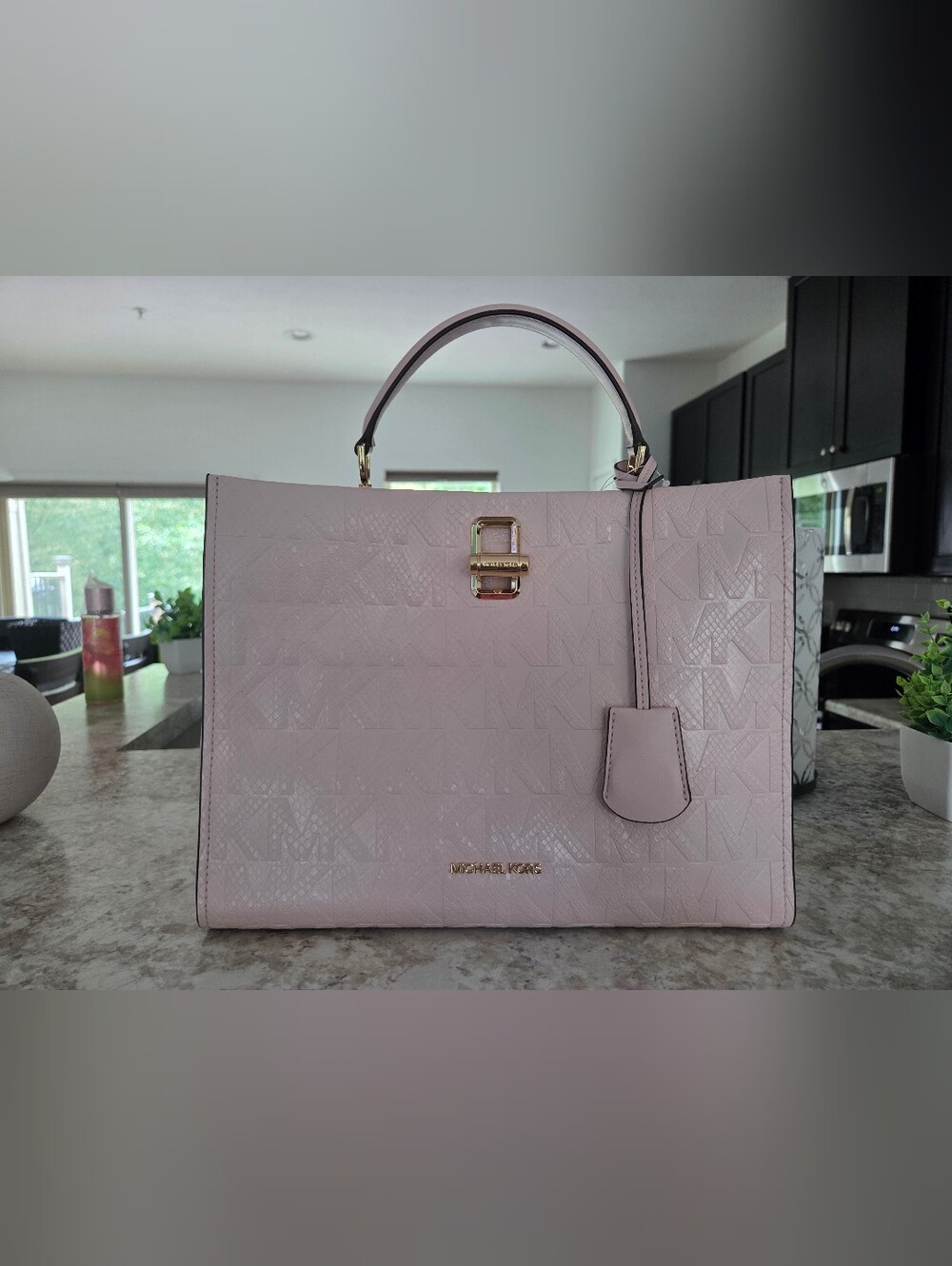 Penelope Powder Blush Large Satchel